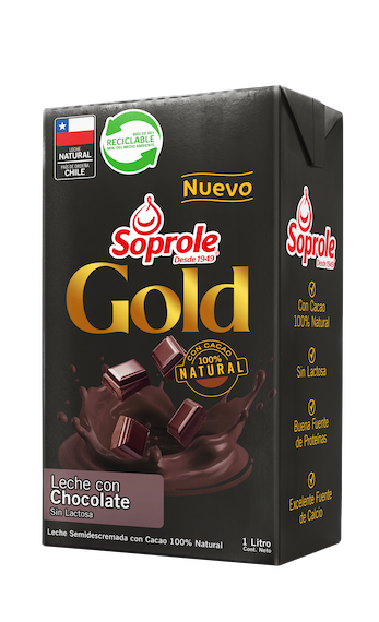 Leche Gold con Chocolate 1L